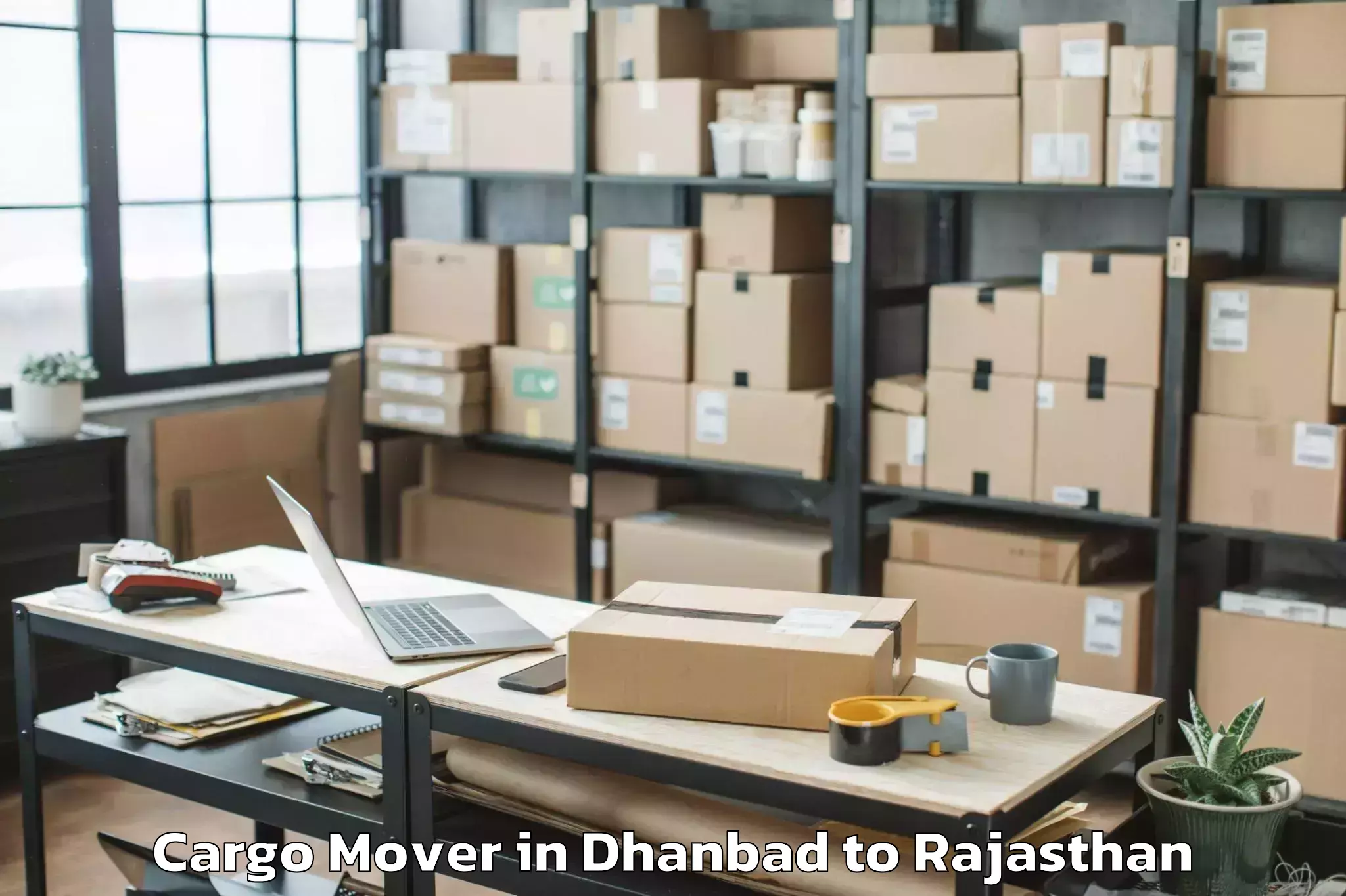 Book Dhanbad to Udaipur Airport Udr Cargo Mover Online